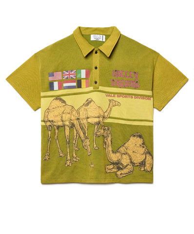 Vale Camel Rugby Polo Olive