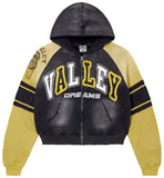 Lethal Zip Up Hoodie (Black/Yellow)