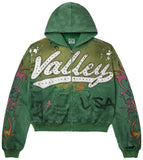 Inferno Zip Up Hoodie (Green)