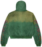 Inferno Zip Up Hoodie (Green)
