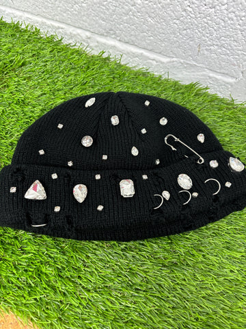 Black Custom Beanie