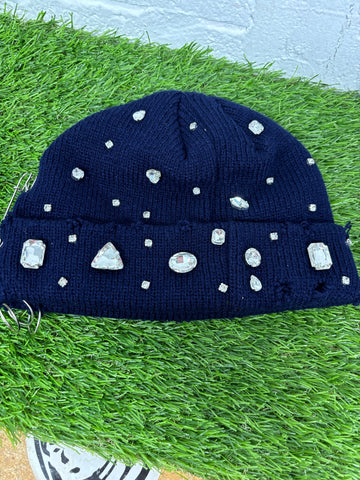 Navy Custom beanie