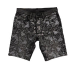 Emotions Rhinestone Denim Jorts (Black)