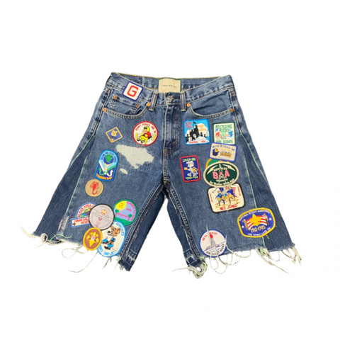 Better With Age Jean Shorts Blue