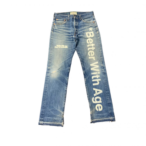 Better With Age Denim Wash Jeans Blue
