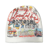 No Guts No Glory Beanie (White)