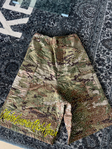 Camo Crystal Shorts