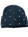 Rhinestone beanie black
