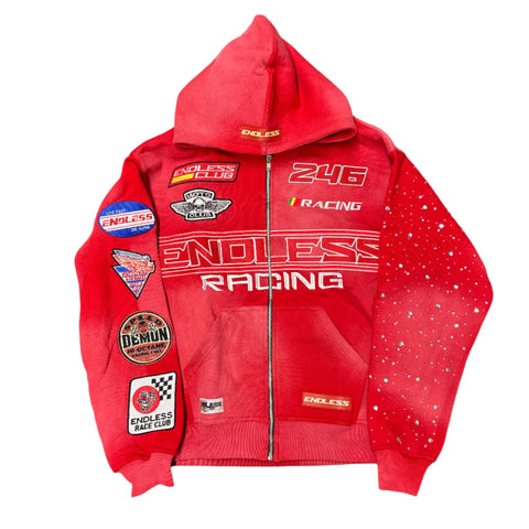 Endless Cherry Blaze Pit Crew Jacket