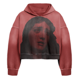 "Virgin Mary" Hoodie (Red)