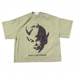 Troubled Humans Born Troubled Tee Olive