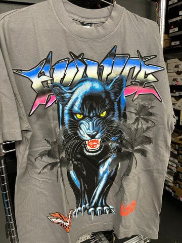 Panther Palm Tee Grey