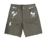 Carpenter Studded Paint Splatter Shorts