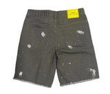 Carpenter Studded Paint Splatter Shorts