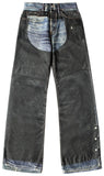 Pentyone Bootcut Trompe L'oeil Jeans (Black)