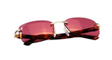 Cartier C Decor Frameless Sunglasses (Pink)