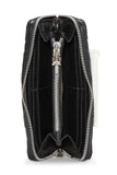 Chrome Hearts Leather Quilted Wallet (Black)