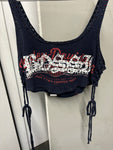 Bossi Eastie Navy Cropped Tanktop