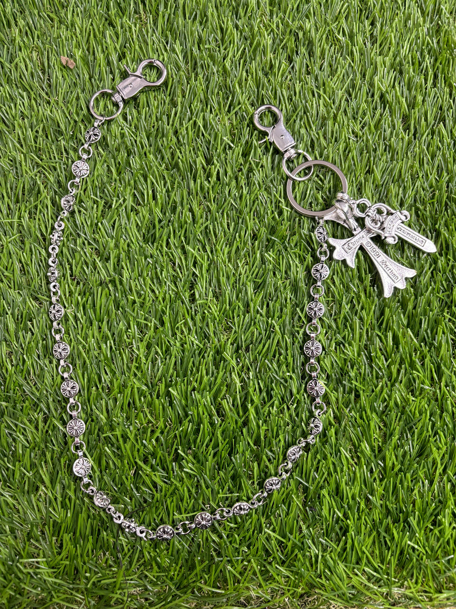Chrome Hearts Inspired Cross/Dagger Wallet Chain – Token Miami