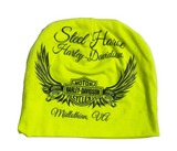 MIP x 1 of 1 Designer "Steel Horse" Rhinestone Beanie