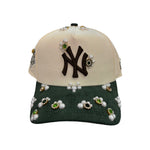 Studded NY Yankees Green Snapback
