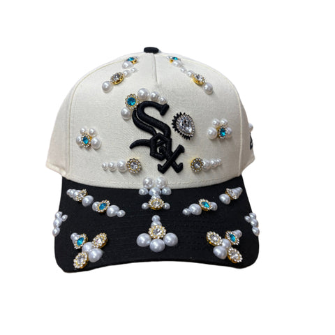 White Sox Rhinestone Snapback