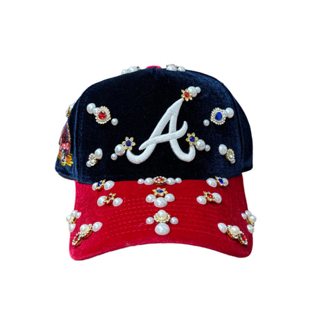 Braves Rhinestone Snapback