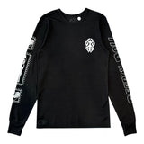 Deadly Doll Horseshoe Dagger Logo Black Thermal