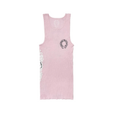 Deadly Dolls Art Basel Flora Pink Tank Top