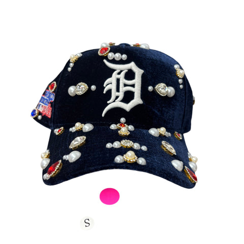 Detroit Rhinestone Snapback