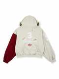 Beige Buttivore Fur Lining Hoodie