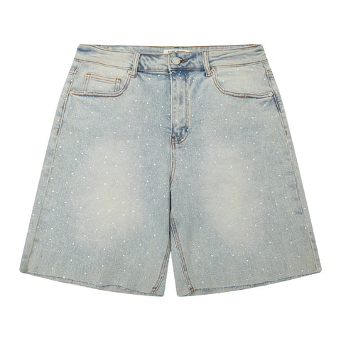 Almost Someday Cosmo Jorts - Light Blue