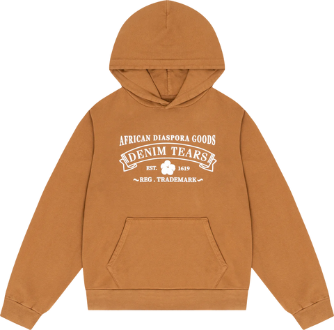 ADG Hoodie Washed Brown