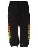 Gradient Floral Circle Sweatpants