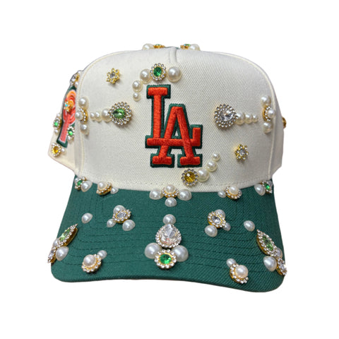 LA Dodgers Citrus Rhinestone Snapback