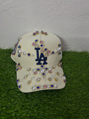 Royal Blue LA Dodgers Rhinestone Snapback