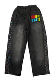 Black Saavy Rhinestone Sweats