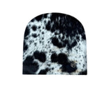 Untitled Cowhide Black White Beanie
