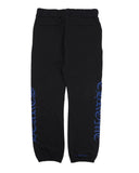 Horshoe Logo Spellout Sweatpants (Black/Royal) Chrome Hearts