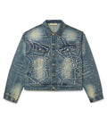 Vale Crystal Rain Denim Jacket