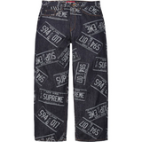 License Plate Baggy Jean (Rigid Indigo)