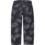 License Plate Baggy Jean (Rigid Indigo)