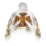 Reborn Waffle Zip Up (White)