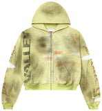 Glitch Zip Up (Hack Green)