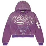 Religion Zip Up (Purple)