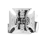 Blistered Moto Couture Belt (Chrome)