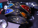 'V FACETS' Studded Belt Black (1 of 1)