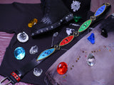 'V FACETS' Studded Belt Black (1 of 1)