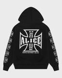 Sunset Blvd. ZipUp Hoodie (Black)