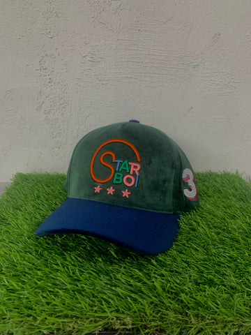Starboi3 Hat Olive/Navy Blue
